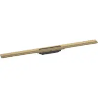 Hansgrohe RainDrain Flex kit de finition pour rigole de douche découpable 90cm Brushed Bronze