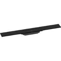 Hansgrohe RainDrain Flex kit de finition pour rigole de douche découpable 70cm Noir Mat