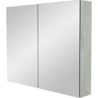 Storke Reflecta armoire de toilette 95 x 75 cm béton gris foncé