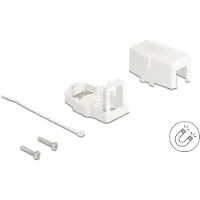 DeLOCK Keystone Leergehäuse 1 Port magnetisch. Unterseite sw