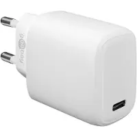 Goobay 65406 Chargeur rapide USB-C PD GaN (20 W) blanc, blanc - 1x port USB-C (Power Delivery)