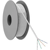 Goobay U/UTP Cat 5e - 305 mètres - Gris -