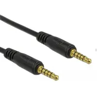 DeLOCK Câble Jack 3,5 mm 5 pôles Fiche mâle vers Fiche mâle 2 m no