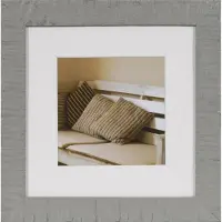 Henzo Bois flotté 20x20 Cadre gris -