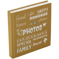 Henzo Mot de l'album photo jaune -
