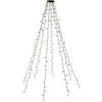 Goobay Guirlande lumineuse - Manteau lumineux - Intérieur et extérieur - Bl