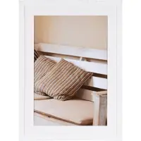 Henzo Bois flotté 60x90 Cadre blanc -