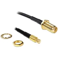 DeLOCK Câble SMA femelle vers MCX femelle – 50 Ohm