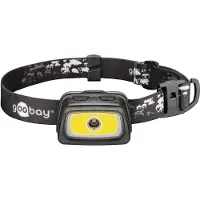 Goobay Lampe frontale - LED - 240 lumens - 3x piles AAA