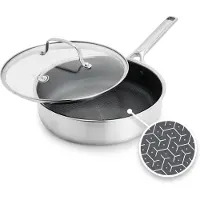 Greenpan Apex Poêle Paysanne avec Couvercle 24 cm