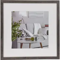 Henzo Cadre Moderne - 60x60cm - Gris foncé