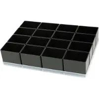 Raaco Kit de compartimentation A9-1 L39xP55xH47mm ESD,16pcs. (16 pièces)