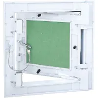 vidaXL Trappe d'accès vert et argent 20 x 20 cm