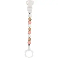 Nattou Attache-Sucette Silicone Rose | 1 pièce