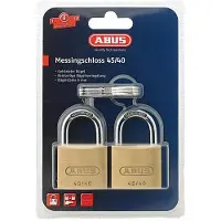 ABUS Cadenas à cylindre 45/40 Twins B/SB corps de serrure L.39mm MS gl.