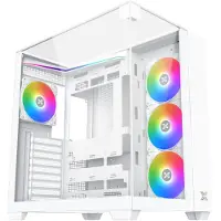Xigmatek Boîtier PC - - Aqua V Arctic - Sans Alimentation - Cube - Facteur de forme ATX - Blanc
