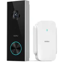 Aosu Portier vidéo V8S WLAN Kit complet 1 pièce Noir (WiFi)