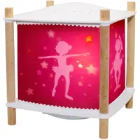 Trousselier Lumière de nuit - Lanterne ReVOLUTION 2.0 - Ballerine - Sans fil , Musique, Détecteur de pleurs, Rechargeable par USB
