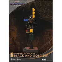 Beast Kingdom Figurine D-Stage Marvel Spider-Man No Way Home Costume noir et or