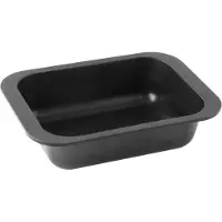 Zenker 7280 Petit Plat À Four Rectangulaire, Plat À Four, Plat À Gratin Individuel, Acier, Noir, 27 X 17,5 X 6 Cm