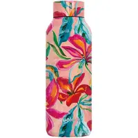Quokka Bouteille Isotherme 510 Ml Au Décor Fleurs Tropical Bloom Multicolore