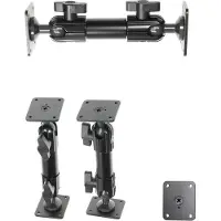 Brodit 202010 Kit de montage, Support pour smartphone, Noir