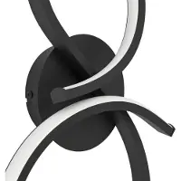 Eglo Lampe murale LED moderne Serpins 40 cm - noir