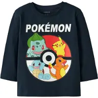 Name it T-Shirt bleu marine / bleu clair / orange / rouge