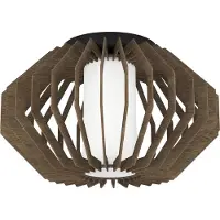 Eglo Plafonnier moderne Rusticaria en bois