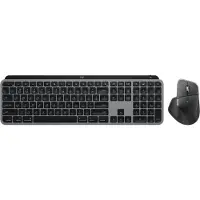 Logitech MX Master 4 pour Mac Noir Sidéral + MX Keys S pour Mac AZERTY Noir