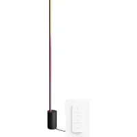 Philips Hue Gradient Signe White and Color Lampadaire Noir + Variateur