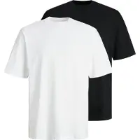 Jack & Jones T-Shirt 'JJEBRADLEY' bleu foncé / blanc