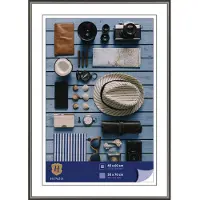 Henzo Cadre photo Napoli - 50x70cm - Gris