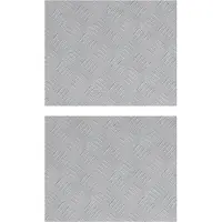 vidaXL Escalier Marche à angle droit 2 pcs Argent 50 x 40 cm Aluminium