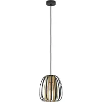 Eglo ENCINITOS suspension Lampe à suspendre Lampe à suspendre - H110 x Ø25,5 cm - noir, or - 1X40W excl - IP20