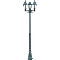 Garden Pleasure Lampadaire en aluminium moulé sous pression de haute qualité pour l'extérieur au design attrayant (E27, IP44)
