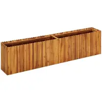 vidaXL Lit surélevé de jardin 200x30x50 cm Bois massif d'acacia