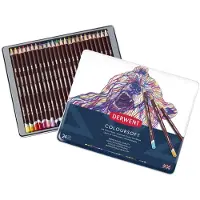 Derwent Metallic Box Coloursoft Pencil 24 Units Multicolore Enfants
