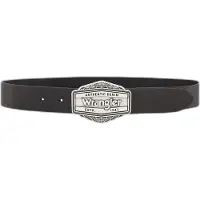 Wrangler Big Buckle Belt Noir 100 cm Homme