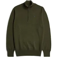 G-Star Pull-over 'Premium Core Half Zip Knit' gris