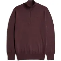 G-Star Pull-over 'Premium Core Half Zip Knit' bourgogne