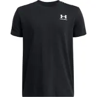 Under Armour Sportstyle Taped Short Sleeve T-shirt Noir 10-12 Years Garçon