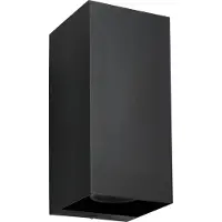 Eglo 900131 EREMITANA-Z LED Applique murale/plafonnier d'extérieur 2x4,9W Noir IP55 Dimmable