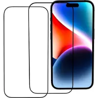 BlueBuilt iPhone 15 Plus Protège-écran Verre Lot de 2