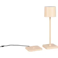 Reality Lampe de table LED, sable, tactile, intensité lumineuse variable, IP54, H 38 cm