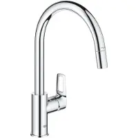 GROHE Mitigeur monocommande pour évier BAULOOP 1/2 pouce, bec haut chromé chromé