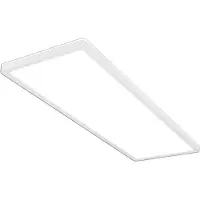 Briloner SLIM Plafonnier LED ultraplat 58x20cm rectangulaire 22W 3000lm 4000K lumière blanc neutre rétroéclairage Blanc lampe plafond salon bureau cuisine couloir