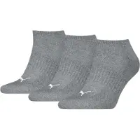 Puma Chaussettes de sport gris / blanc