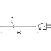Greisinger Typ K Einstichfühler GTE 130 OK (101070)