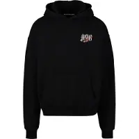 Mister tee Sweat-shirt 'L.A. Not Like Us' orange / noir / blanc